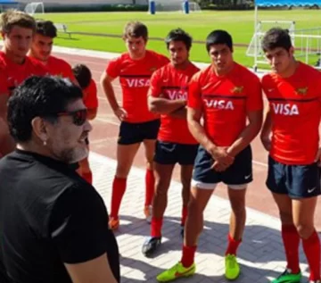 Maradona sorprendió al Seven Maradona sorprendió al Seven