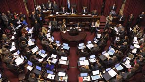 El Senado tendrá una última sesión el lunes El Senado tendrá una última sesión el lunes