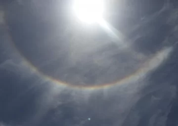 Sorpresa en Angaco por aureola alrededor del Sol Sorpresa en Angaco por aureola alrededor del Sol