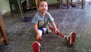 Nicolás recuperó sus piernas y volverá a caminar Nicolás recuperó sus piernas y volverá a caminar