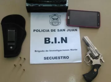 Cayó con un arma robada Cayó con un arma robada