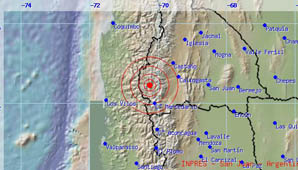 Un temblor sacudió la noche sanjuanina Un temblor sacudió la noche sanjuanina