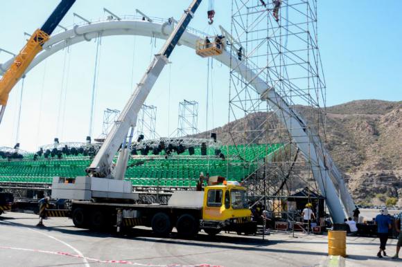 La obra del espectáculo final tiene 95% de avance La obra del espectáculo final tiene 95% de avance