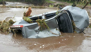 Seis muertos, mil evacuados y daños materiales por un fuerte temporal en Córdoba Seis muertos, mil evacuados y daños materiales por un fuerte temporal en Córdoba