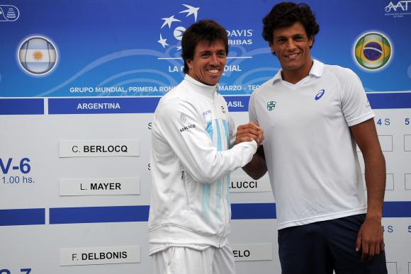 Berlocq pondrá en marcha el sueño argentino ante Brasil Berlocq pondrá en marcha el sueño argentino ante Brasil