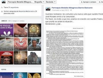 El cura de la polémica, en el templo, pero a medias El cura de la polémica, en el templo, pero a medias