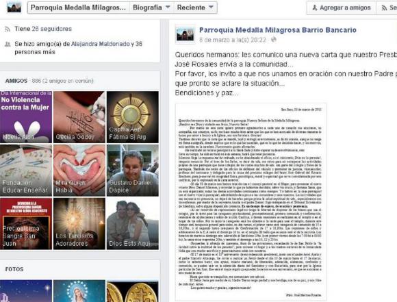 El cura de la polémica, en el templo, pero a medias El cura de la polémica, en el templo, pero a medias