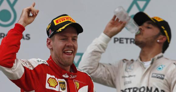 Fórmula 1: Vettel cortó varias rachas Fórmula 1: Vettel cortó varias rachas