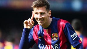 Tres goles de Messi dejaron al Barcelona en la cima Tres goles de Messi dejaron al Barcelona en la cima