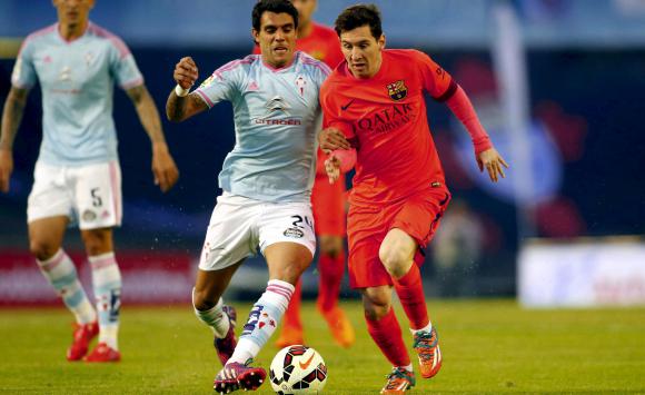 Messi jugó como si nada y Barça ganó Messi jugó como si nada y Barça ganó