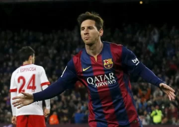 Messi marcó en la goleada Messi marcó en la goleada