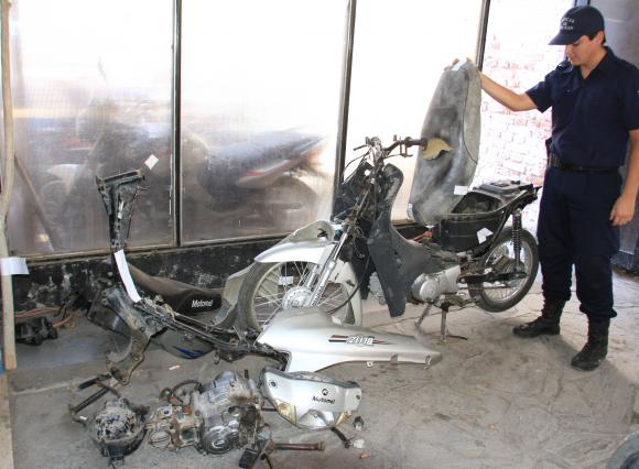 Cae un ladrón de motos en Albardón Cae un ladrón de motos en Albardón