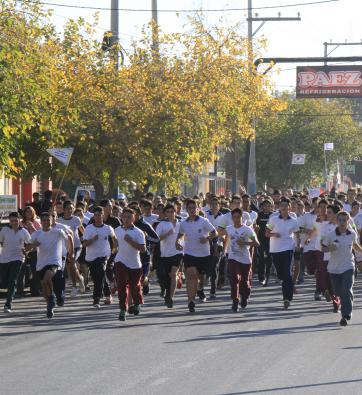 Los colegios privados, al trote por las calles de Villa Krause Los colegios privados, al trote por las calles de Villa Krause