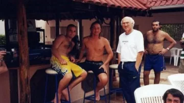 El Panadero estuvo en el campo de juego en un partido de Boca El Panadero estuvo en el campo de juego en un partido de Boca