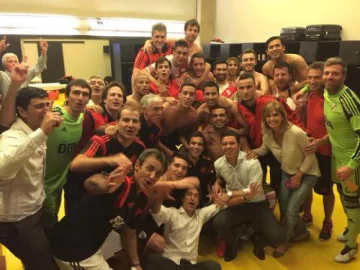 River, en semis: la foto íntima del festejo River, en semis: la foto íntima del festejo