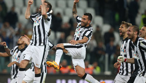 La Juventus logró su cuarto título consecutivo con Tevez a la cabeza La Juventus logró su cuarto título consecutivo con Tevez a la cabeza