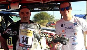 Ontiveros y Gil Mercado culminaron la primera etapa del Desafío Ruta 40 Ontiveros y Gil Mercado culminaron la primera etapa del Desafío Ruta 40