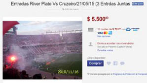 Allanaron Mercado Libre por reventa de entradas de River Allanaron Mercado Libre por reventa de entradas de River