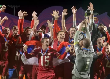 Serbia postergó el festejo brasileño Serbia postergó el festejo brasileño