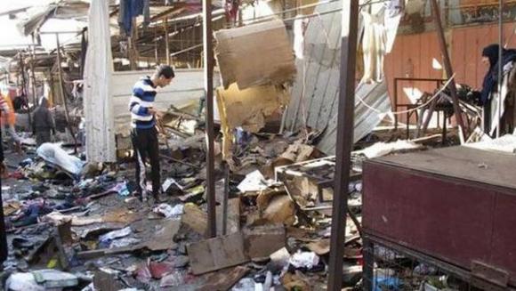 Casi 100 muertos por un atentado de ISIS en un mercado de Irak Casi 100 muertos por un atentado de ISIS en un mercado de Irak