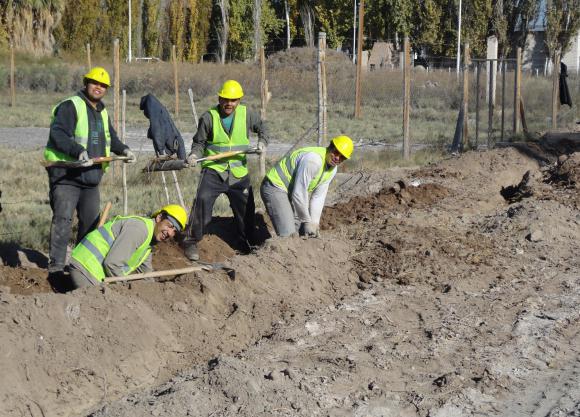Gas natural en Angaco, con retraso por obra mal hecha Gas natural en Angaco, con retraso por obra mal hecha