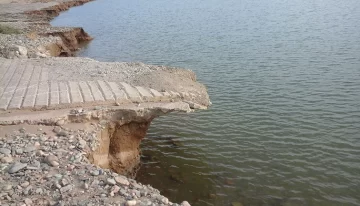 Otra vez, problemas con la rampa del dique Cuesta del Viento Otra vez, problemas con la rampa del dique Cuesta del Viento