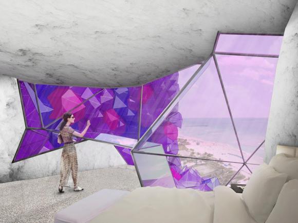 La amatista del tamaño de un hotel La amatista del tamaño de un hotel