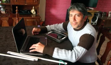 Es ciego, usó todo su ingenio y se recibió de Programador con un promedio de 9,28 Es ciego, usó todo su ingenio y se recibió de Programador con un promedio de 9,28