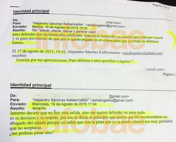 Los mails que anticipaban el crimen del country Los mails que anticipaban el crimen del country