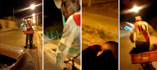 El video del padre que llevó a su hija en el canasto de la bicicleta estando ebrio El video del padre que llevó a su hija en el canasto de la bicicleta estando ebrio