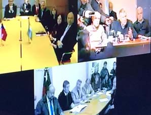 Túnel: Santiago, San Juan y Coquimbo celebraron el avance en una videoconferencia Túnel: Santiago, San Juan y Coquimbo celebraron el avance en una videoconferencia