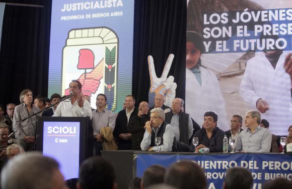 La foto de unidad del PJ bonaerense La foto de unidad del PJ bonaerense