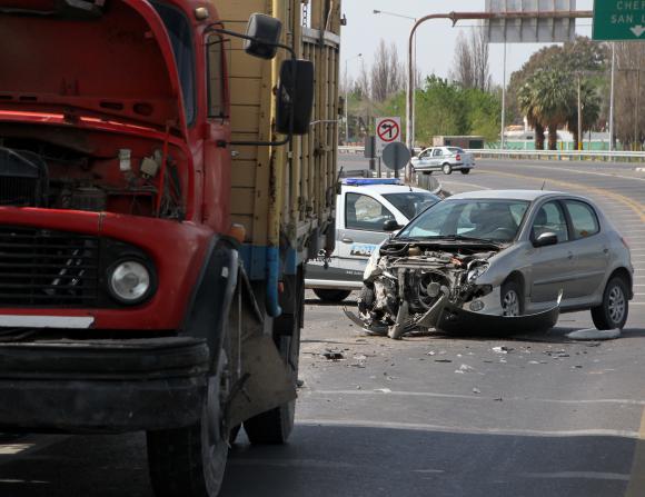 Un choque tremendo sin heridos graves Un choque tremendo sin heridos graves