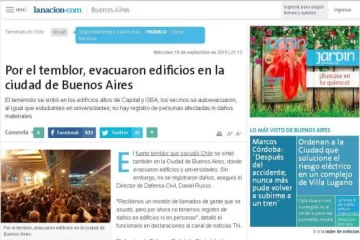 En Buenos Aires tembló como nunca En Buenos Aires tembló como nunca