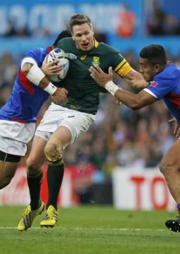 Lesión del capitán de Villiers adelantó retiro de los Boks Lesión del capitán de Villiers adelantó retiro de los Boks