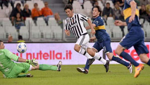 Las glorias de Boca vencieron a las de la Jueventus en Italia Las glorias de Boca vencieron a las de la Jueventus en Italia