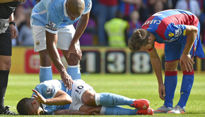 Mirá la tremenda patada que lesionó al “Kun” Agüero Mirá la tremenda patada que lesionó al “Kun” Agüero