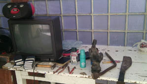 Cayó un sujeto con elementos que había robado en una casa Cayó un sujeto con elementos que había robado en una casa