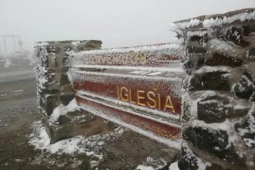 En octubre, la nieve sorprendió en Iglesia En octubre, la nieve sorprendió en Iglesia