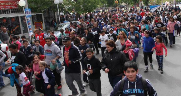 Las madres que hicieron el aguante durante el maratón Las madres que hicieron el aguante durante el maratón