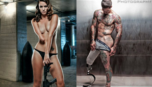 Veteranos de guerra amputados posaron para fotos sensuales Veteranos de guerra amputados posaron para fotos sensuales