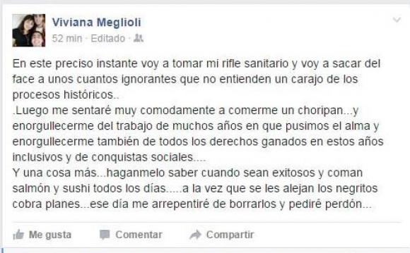 Meglioli se defendió: “El rifle sanitario no mata, adormece” Meglioli se defendió: “El rifle sanitario no mata, adormece”