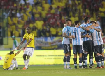 Argentina sacó pecho en Colombia y cantó victoria Argentina sacó pecho en Colombia y cantó victoria