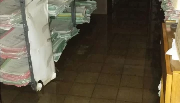 Video: se inundó un Juzgado Video: se inundó un Juzgado