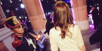 La última foto de CFK como Presidenta La última foto de CFK como Presidenta