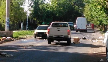 Otro día de protesta en Rivadavia Otro día de protesta en Rivadavia