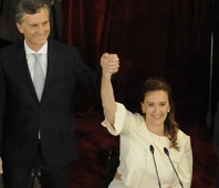 Michetti juró como vicepresidenta Michetti juró como vicepresidenta