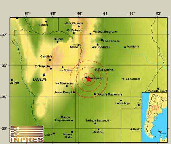Un sismo sacudió a Córdoba Un sismo sacudió a Córdoba