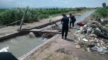 Hallan a un hombre muerto en un canal de 9 de Julio Hallan a un hombre muerto en un canal de 9 de Julio
