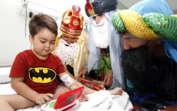 El primer piso del Hospital fue un gran patio de juegos El primer piso del Hospital fue un gran patio de juegos